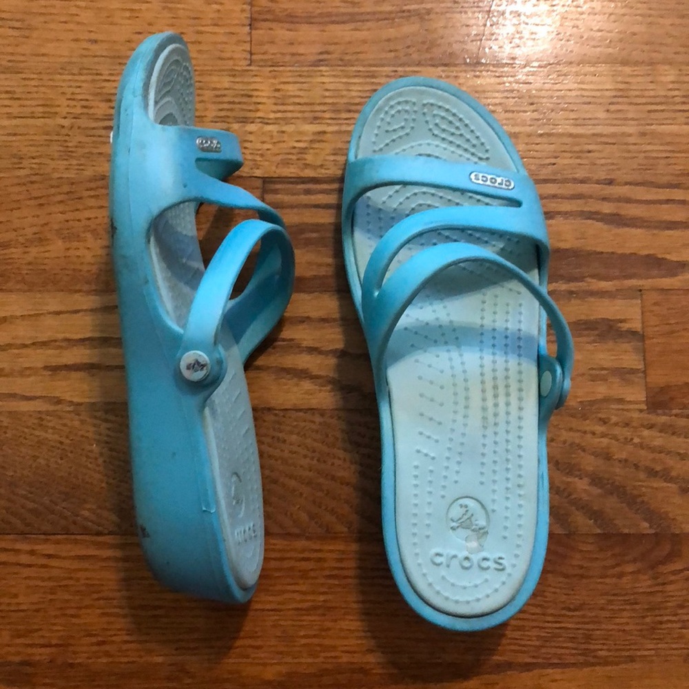 Crocs wedge sandals